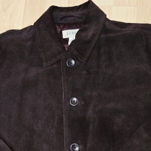 J. Crew suede leather blazer jacket chocolate brown men’s M